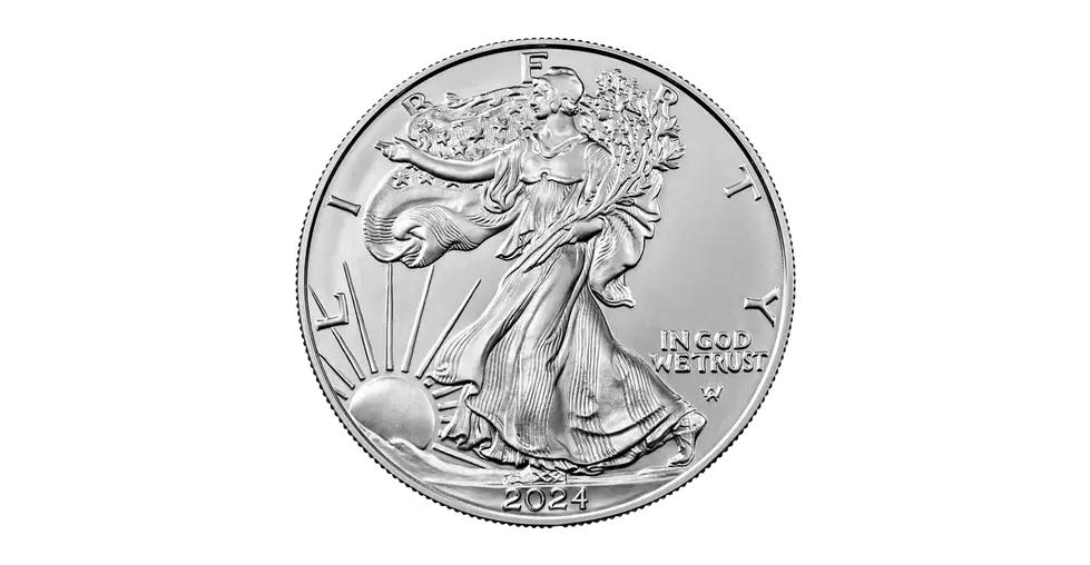 2024 1 oz Silver American Eagle $1 Coin BU