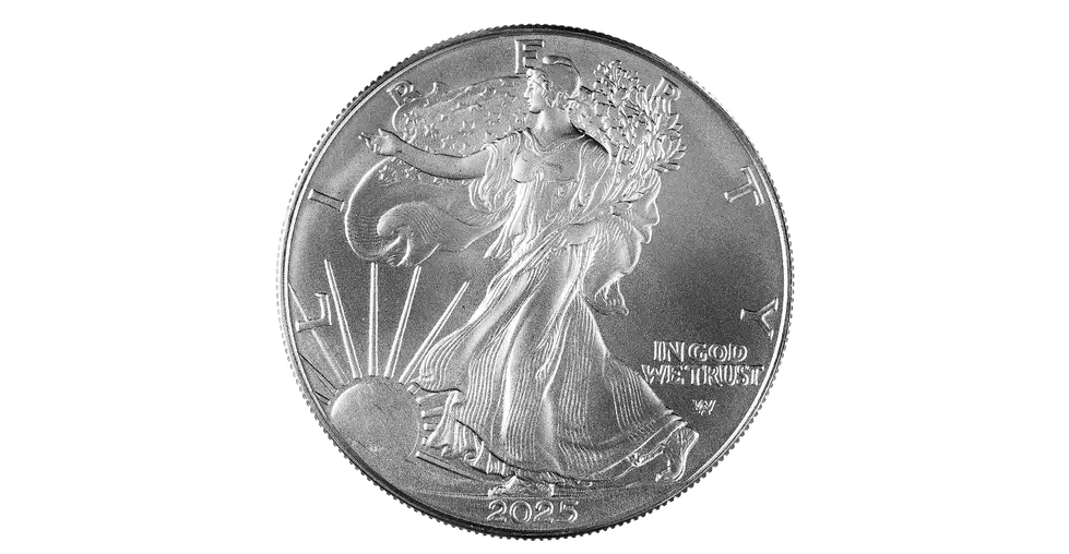 2025 1 oz Silver American Eagle $1 Coin BU