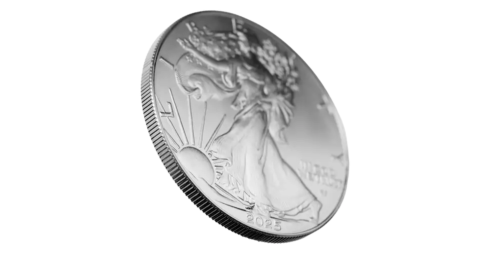 2025 1 oz Silver American Eagle $1 Coin BU