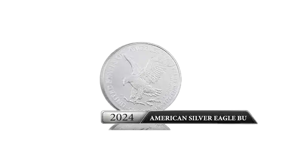 2024 1 oz Silver American Eagle $1 Coin BU